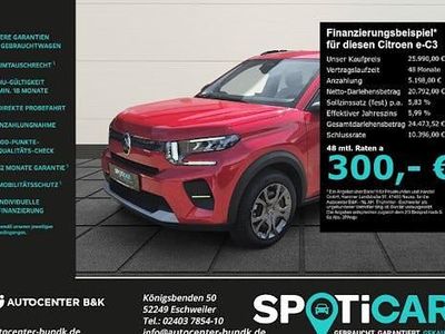 Gebraucht Citroën e-C3 83 kW (113 PS) 2025 Rot Limousine