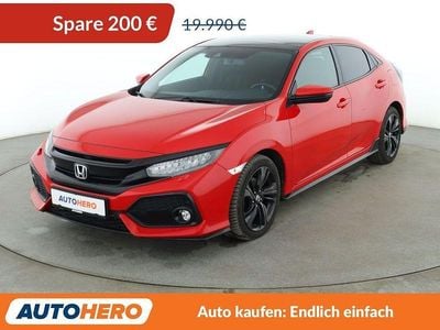 Gebraucht Honda Civic Sport Plus 182 PS (133 kW) 2019 Rot Limousine
