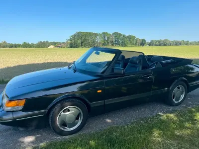 Brugt Saab 900 Cabriolet 141 HK (103 kW) 1993 Sort Cabriolet