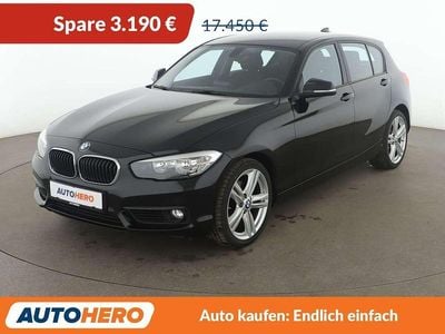 Second-hand BMW 120 Advantage 190 CP (139 kW) 2019 Negru Hatchback