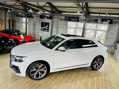 Second-hand Audi Q8 S-Line 340 CP (250 kW) 2018 Alb SUV