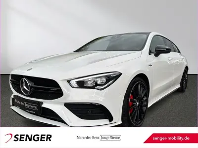 Brugt Mercedes CLA35 AMG AMG 306 HK (225 kW) 2023 Hvid Stationcar