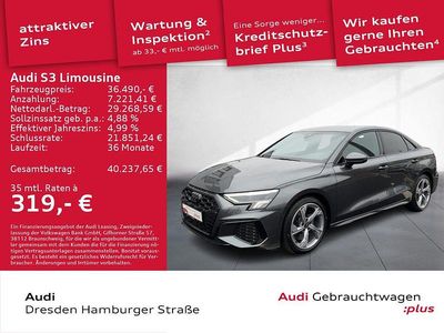 Gebraucht Audi S3 Ambiente 310 PS (228 kW) 2021 Daytonagrau perleffekt Limousine