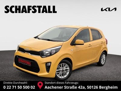 Gebraucht Kia Picanto DREAM-TEAM Edition 67 PS (49 kW) 2022 Gelb ((b2y) honey bee yellow met.) Kleinwagen