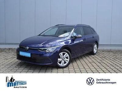 Gebraucht VW Golf VIII Life 116 PS (85 kW) 2022 Blau (atlantik blue metallic) Kombi