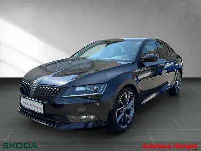 Gebraucht Skoda Superb SportLine 150 PS (110 kW) 2017 Blackmagic perleffekt (metallic) Limousine