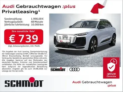 Gebraucht Audi Q6 e-tron S-Line 284 kW (387 PS) 2025 Gletscherweiß metallic SUV