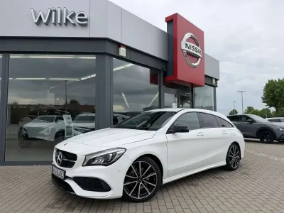 Używany Mercedes CLA200 Shooting Brake AMG line 156 KM (114 kW) 2019 Biały Kombi