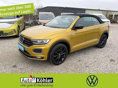 Gebraucht VW T-Roc Cabriolet R-line 150 PS (110 kW) 2021 Kurkumagelb metallic Cabrio