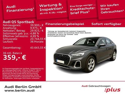 Gebraucht Audi Q5 Sportback S-Line 299 PS (219 kW) 2023 Grau SUV