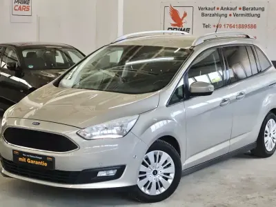 Gebraucht Ford Grand C-Max 125 PS (91 kW) 2015 Silber Van / Kleinbus