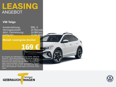 Gebraucht VW Taigo IQ Drive 150 PS (110 kW) 2025 Weiß SUV