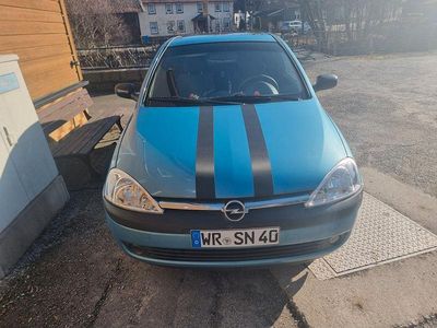 Usata Opel Corsa 75 CV (55 kW) 2003 Blu Utilitaria
