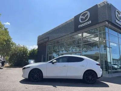 Gebraucht Mazda 3 179 PS (131 kW) 2020 Satinweiß Limousine