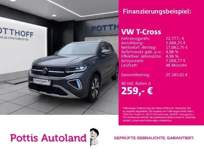 Gebraucht VW T-Cross Style 116 PS (85 kW) 2025 Grau SUV