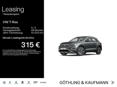 Gebraucht VW T-Roc IQ Drive 150 PS (110 kW) 2023 Indiumgrau metallic SUV