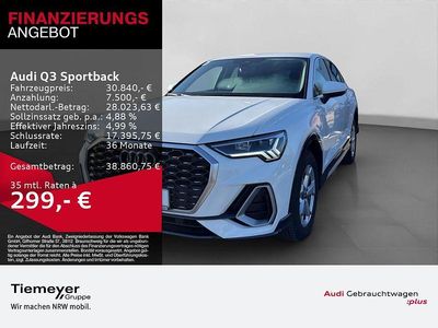Gebraucht Audi Q3 Sportback S-Line 245 PS (180 kW) 2022 Weiß SUV