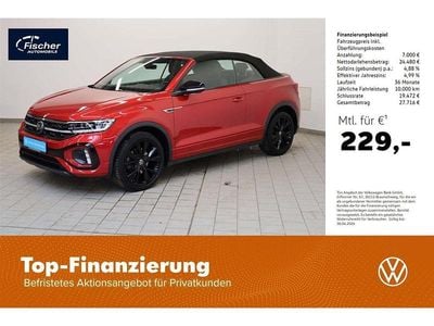 Gebraucht VW T-Roc Cabriolet R-line 150 PS (110 kW) 2023 Rot Cabrio