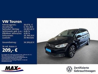 Deep black perleffekt Gebraucht 2023 VW Touran Move Van / Kleinbus | 30.879 € (Guter Preis)