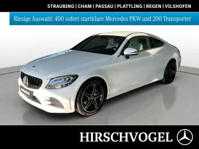 Gebraucht Mercedes C220 AMG line 194 PS (142 kW) 2023 Polarweiß uni Coupé