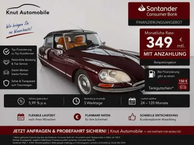 Gebraucht Citroën DS 98 PS (72 kW) 1974 Rot Limousine