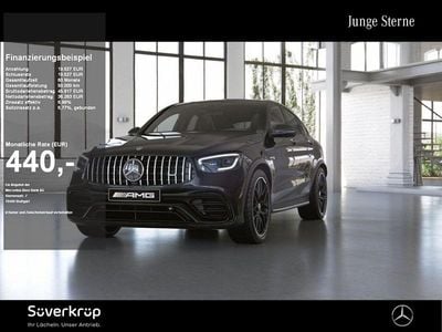 Gebraucht Mercedes GLC63 AMG AMG 510 PS (375 kW) 2020 Metalliclack obsidianschwarz (metallic) Coupé
