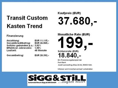 Gebraucht Ford Transit Custom Trend 136 PS (100 kW) 2026 Frost weiß Van / Kleinbus