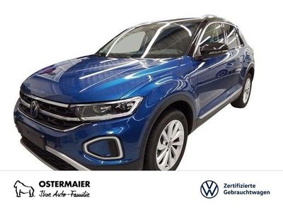 Gebraucht VW T-Roc Style 150 PS (110 kW) 2024 Ravennablau metallic SUV