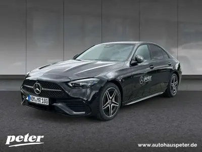 Gebraucht Mercedes C180 AMG 170 PS (125 kW) 2025 Metalliclack obsidianschwarz Limousine