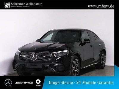Gebraucht Mercedes GLC450 AMG 367 PS (269 kW) 2024 Unilack schwarz uni Coupé