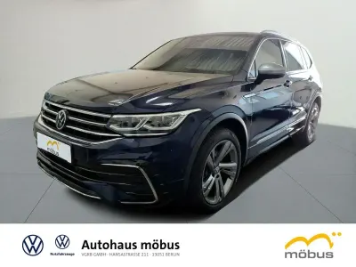 Gebraucht VW Tiguan Allspace R-line 200 PS (147 kW) 2022 Blau SUV