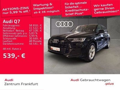 Gebraucht Audi Q7 S-Line 286 PS (210 kW) 2022 Mythosschwarz metallic SUV