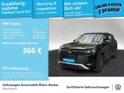 Usata VW Tayron Life 150 CV (110 kW) 2025 Nero SUV