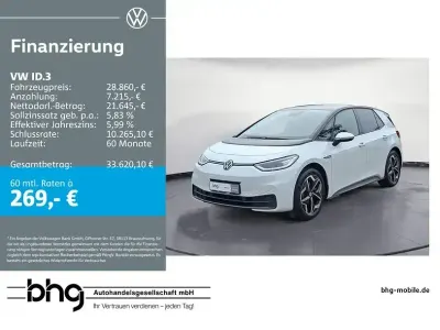 Gebraucht VW ID.3 Pro 150 kW (204 PS) 2023 Schwarz Kleinwagen