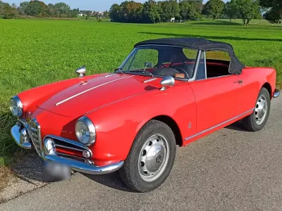 Gebraucht Alfa Romeo Giulietta 84 PS (61 kW) 1961 Rot Cabrio