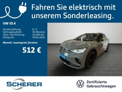 Gebraucht VW ID.4 GTX 219 kW (299 PS) 2023 Mondsteingrau schwarz SUV