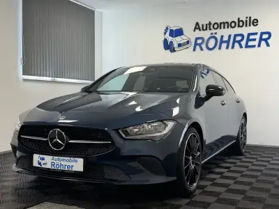 Gebraucht Mercedes CLA200 Shooting Brake AMG 163 PS (119 kW) 2020 667 (denimblau  metalliclack) Kombi
