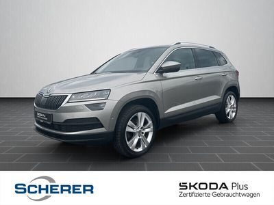 Gebraucht Skoda Karoq Style 150 PS (110 kW) 2018 Cappuccinobeige metallic (metallic) SUV