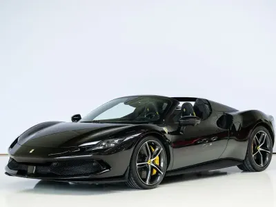 Neu Ferrari 296 2025 Schwarz Cabrio