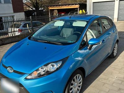 Gebraucht Ford Fiesta Trend 82 PS (60 kW) 2009 Blau Kleinwagen