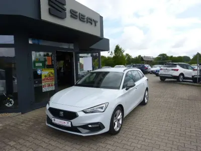 Gebraucht Seat Leon FR 150 PS (110 kW) 2021 Nevada weiß metallic Kombi
