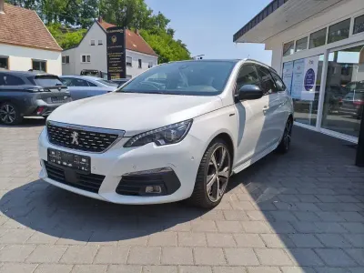Gebraucht Peugeot 308 SW GT-line 131 PS (96 kW) 2018 Weiß Kombi