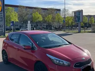 Brugt Kia Ceed GT-Track 204 HK (150 kW) 2017 Rød Hatchback