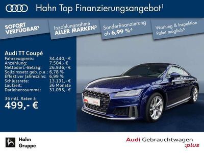 gebraucht Audi TT Coupé S-line 40TFSI S-tr Navi CAM GRA Sm…