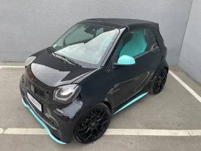 Occasion Smart ForTwo Cabrio Brabus 71 ch (52 kW) 2016 Noir Cabriolet