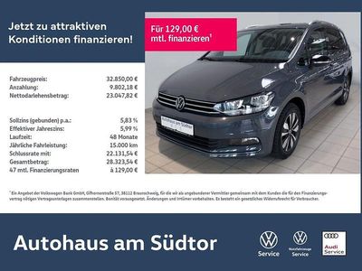Gebraucht VW Touran Goal 150 PS (110 kW) 2024 Delfingrau metallic Van / Kleinbus