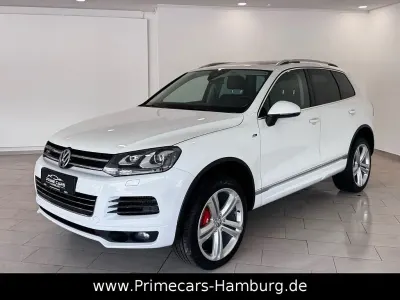 Gebraucht VW Touareg R-line 245 PS (180 kW) 2014 Weiß SUV