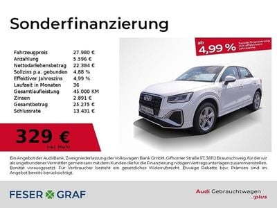 Gebraucht Audi Q2 S-Line 116 PS (85 kW) 2025 Arkonaweiß SUV