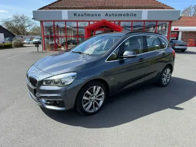 Gebraucht BMW 218 Active Tourer Luxury Line 136 PS (100 kW) 2017 Grau Van / Kleinbus