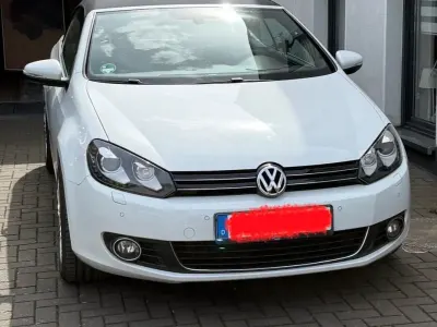 Brugt VW Golf Cabriolet 105 HK (77 kW) 2012 Hvid Cabriolet